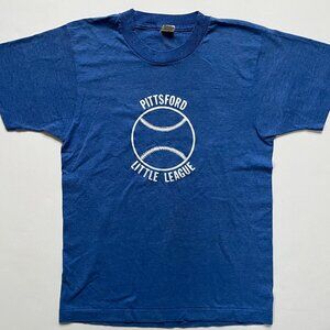 Vintage Men's Screen Stars Little League T Shirt Sz Small Pittsford NY